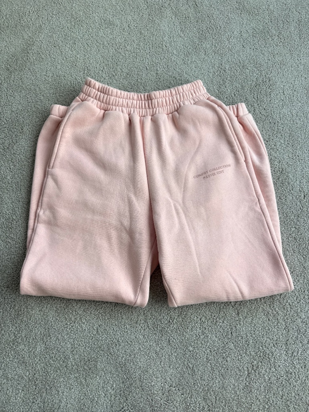 Comfrt Peach Pink Pastel Sweat Set - Picture 7 of 9